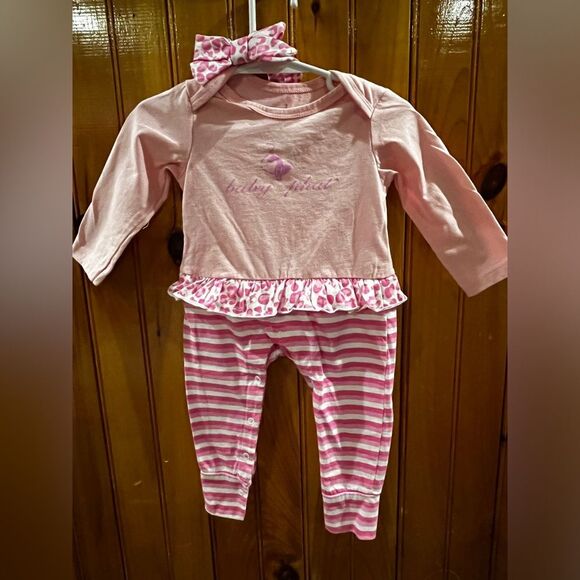 Baby Phat Creeper and Matching Headband 6-9M - Picture 1 of 9